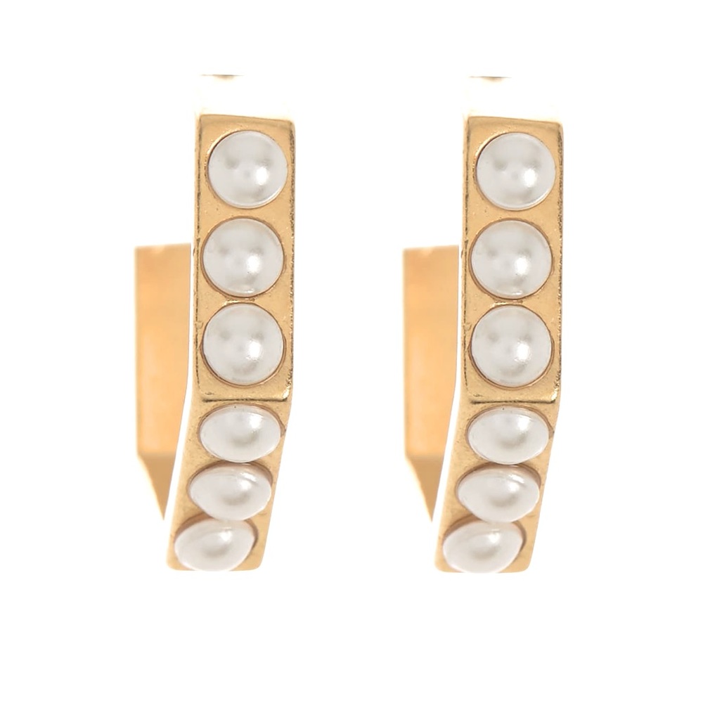 ALEX AND ANI SWAROVSKI PEARL HONEYCOMB EARRINGS